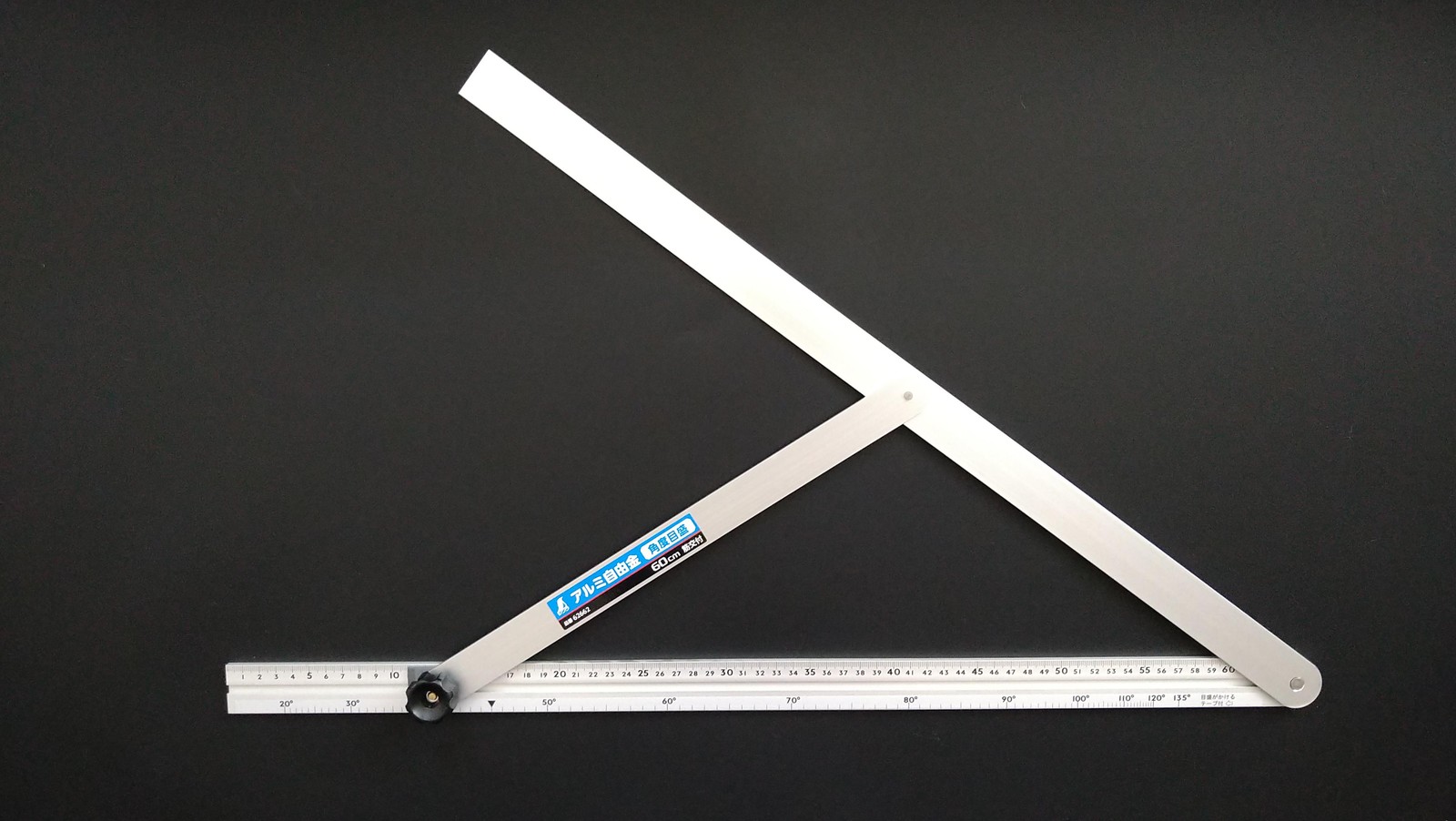 SHINWA 62662 Sliding Adjustable Precision Bevel 60cm Angle in Degree