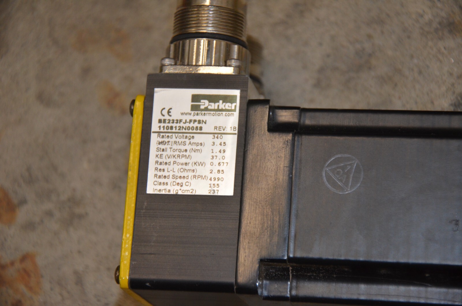 GOOD USED PARKER BE233FJ-FPSN / BE233FJFPSN BE Servo motor Compumotor GOOD USED PARKER BE233FJ-FPSN / BE233FJFPSN BE Servo motor Compumotor