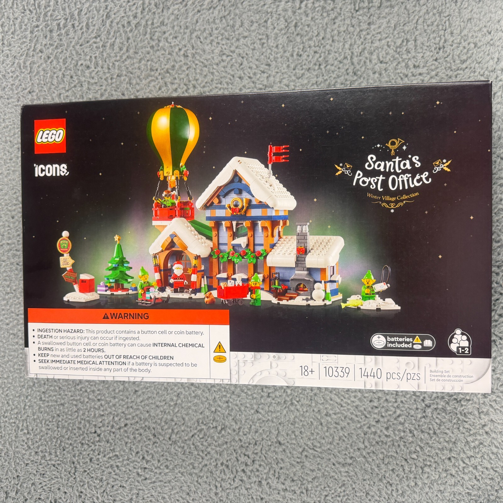 LEGO Icons: Santa\'s Post Office (10339) Building Toy Set Collectible Holiday New LEGO Icons: Santa\'s Post Office (10339) Building Toy Set Collectible Holiday New