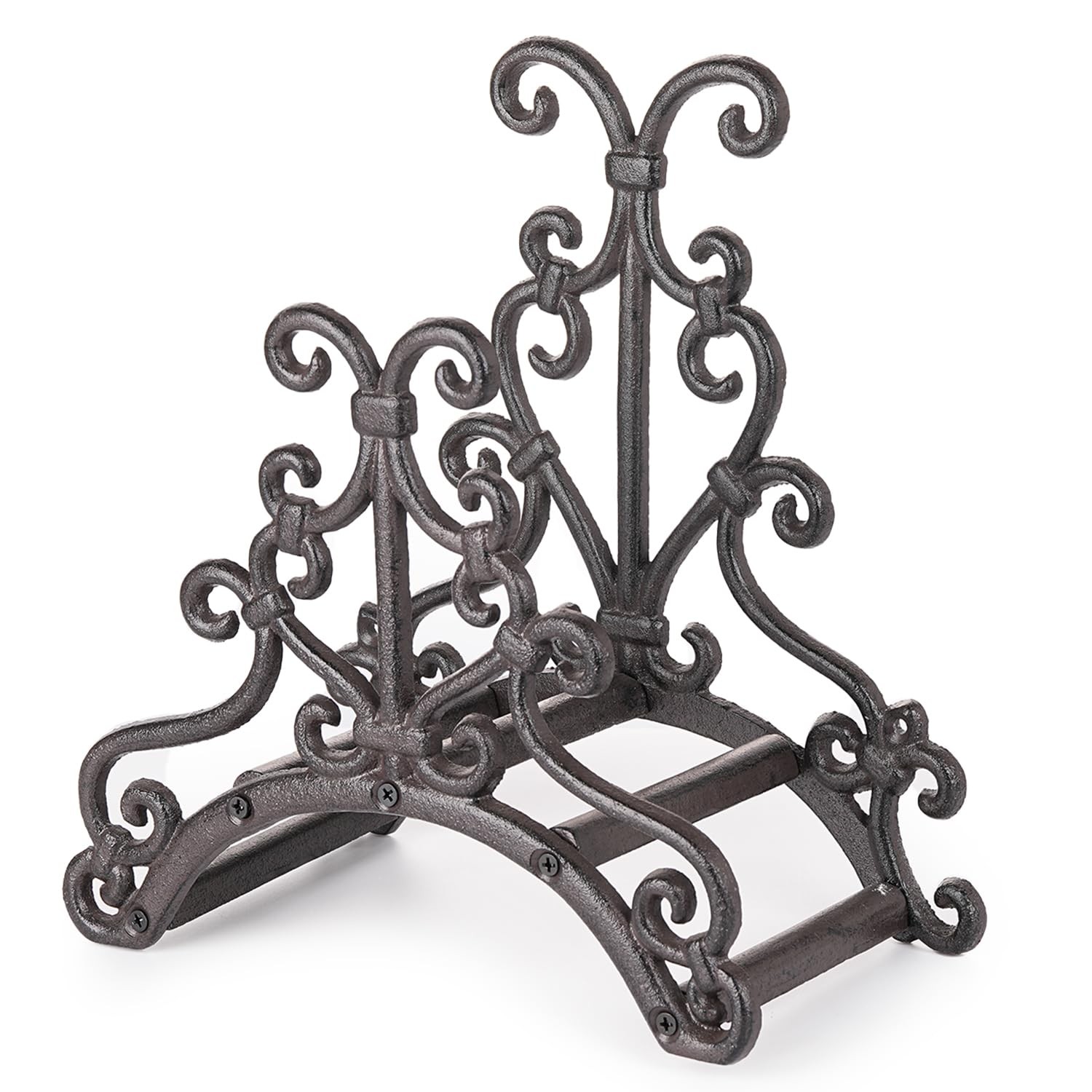 Sungmor Heavy Duty Cast Iron Garden Hose Holder - Wall Mounted Water Hose Hanger
