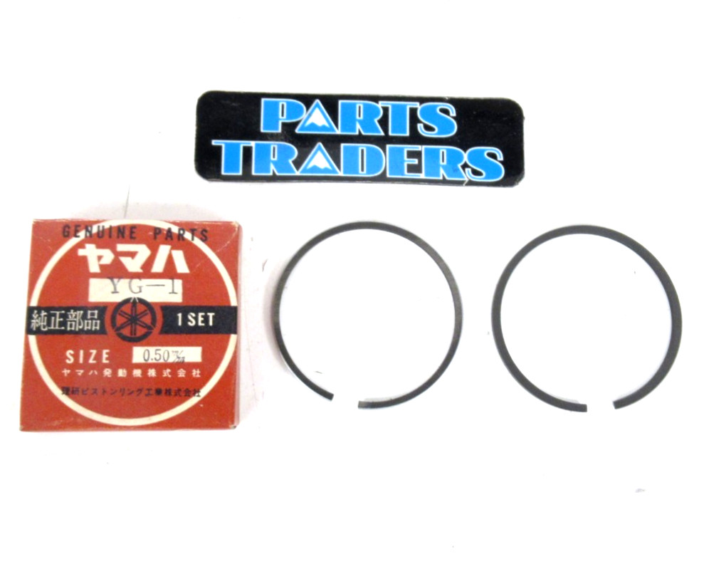NOS Genuine Yamaha Piston Ring Set (.50 Over) YG1/YG1T/YG1TK/MG1/MG1T