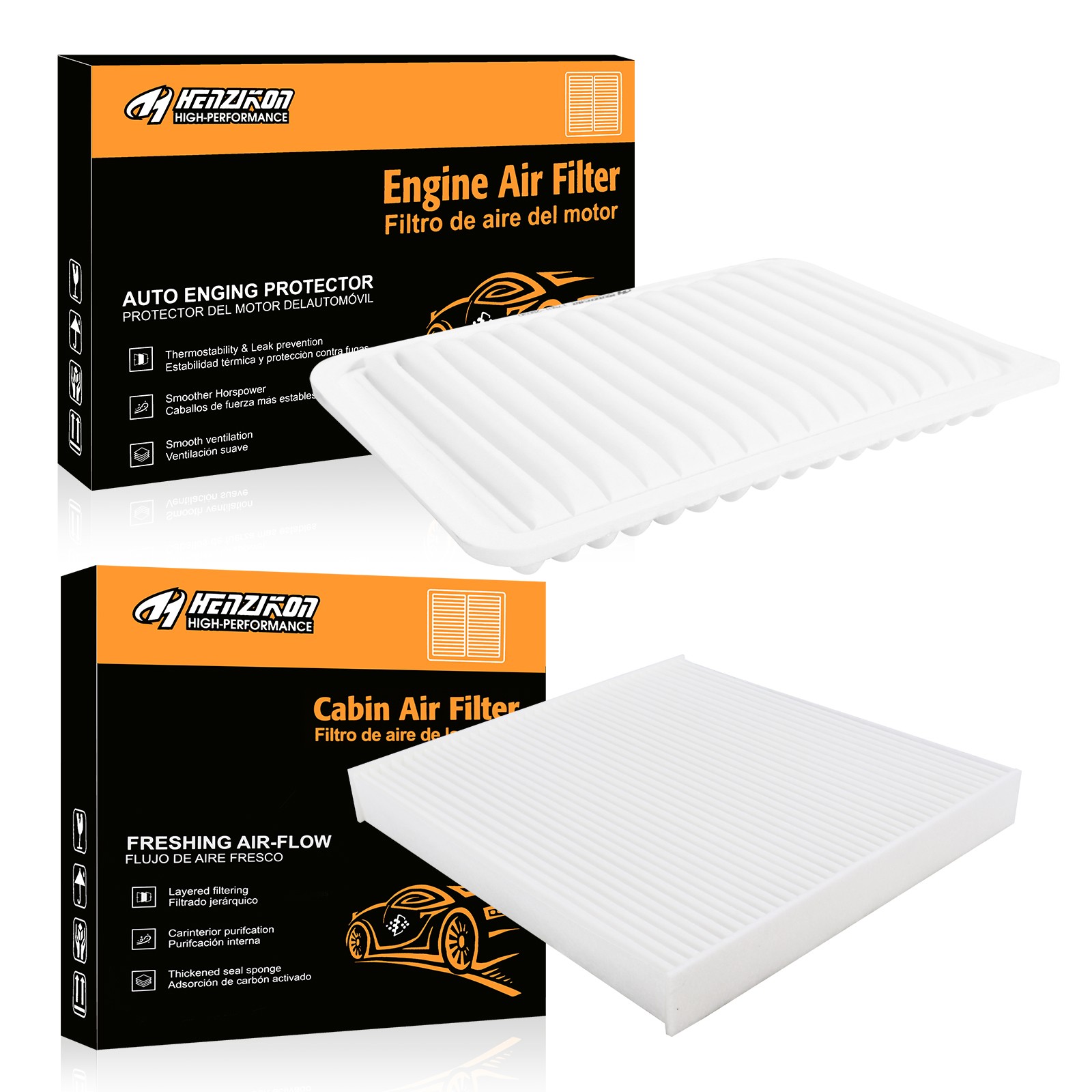 Combo Cabin & Engine Air Filter 17801-0H050 For 2007-2017 Toyota Camry 2.5L 2.4L