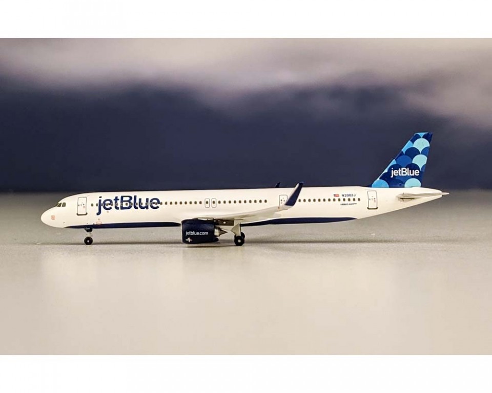 Aeroclassics AC419643 JetBlue Airways Airbus A321-200 N2002J Diecast 1/400 Model