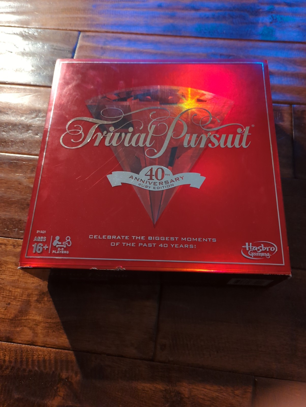 2017 Hasbro Trivial Pursuit 40th Anniversary Ruby Edition Game E1923 COMPLETE 2017 Hasbro Trivial Pursuit 40th Anniversary Ruby Edition Game E1923 COMPLETE