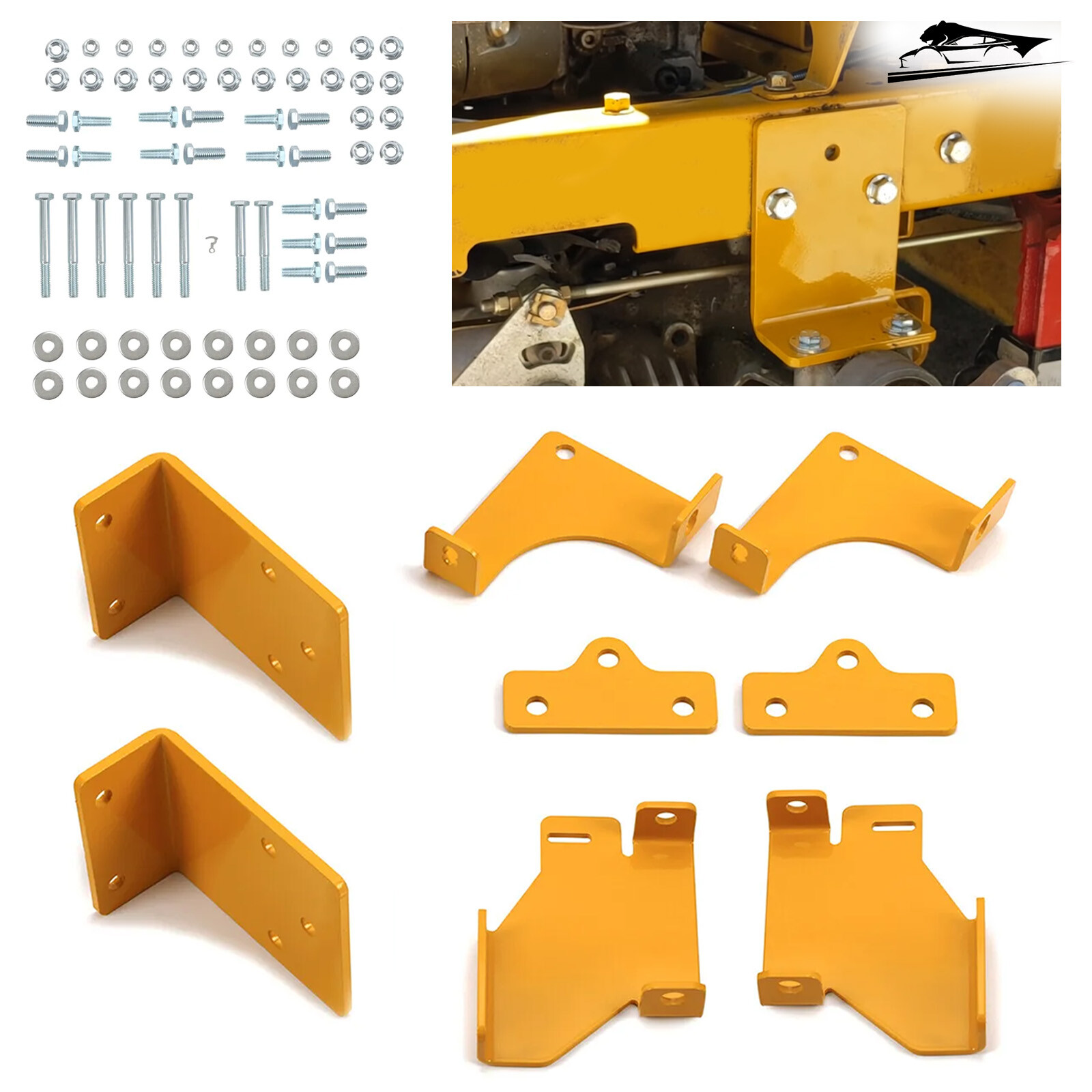 UPGRADED TRANSMISSION HYDRO BRACKET KIT For HUSTLER RAPTOR SD SDX #125255