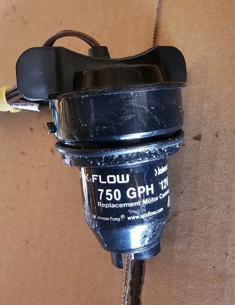Johnson Pump 750 GPH Motor Cartidge For Bilge & Aerator Pumps PART # 28572