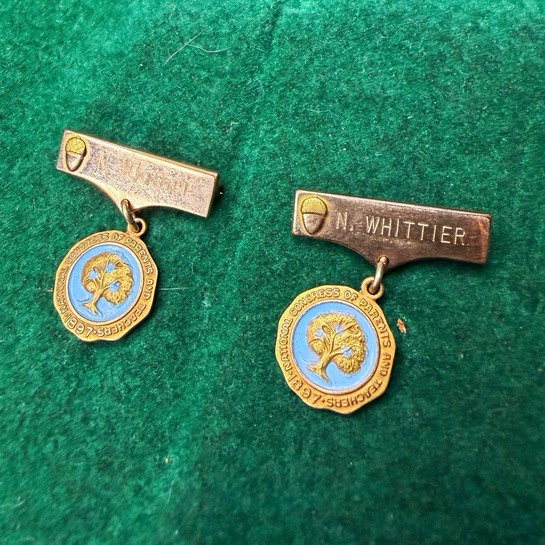 Vintage Balfour National Congress Parents & Teachers 1897 10K Gold Pin 1977-78 Vintage Balfour National Congress Parents & Teachers 1897 10K Gold Pin 1977-78