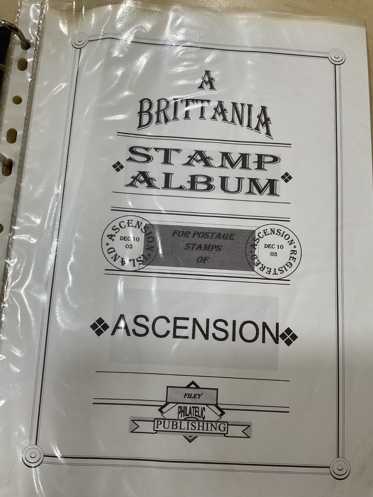 Ascension stamps. 1922 - 1986. KGV - QV. Mint/used. Britannia leaves/album @300