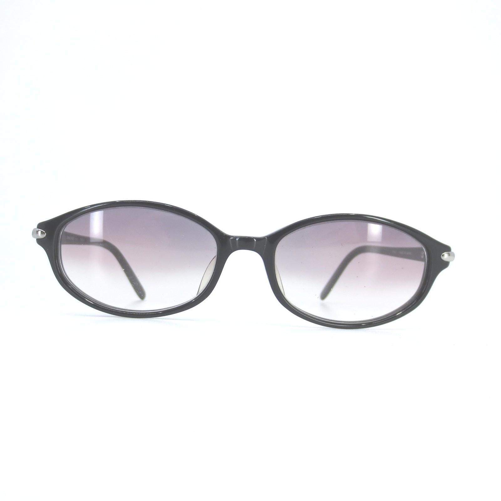 Hanae Mori Paris HP3371 Black Oval Sunglasses Made in Japan 51-17-135 Hanae Mori Paris HP3371 Black Oval Sunglasses Made in Japan 51-17-135