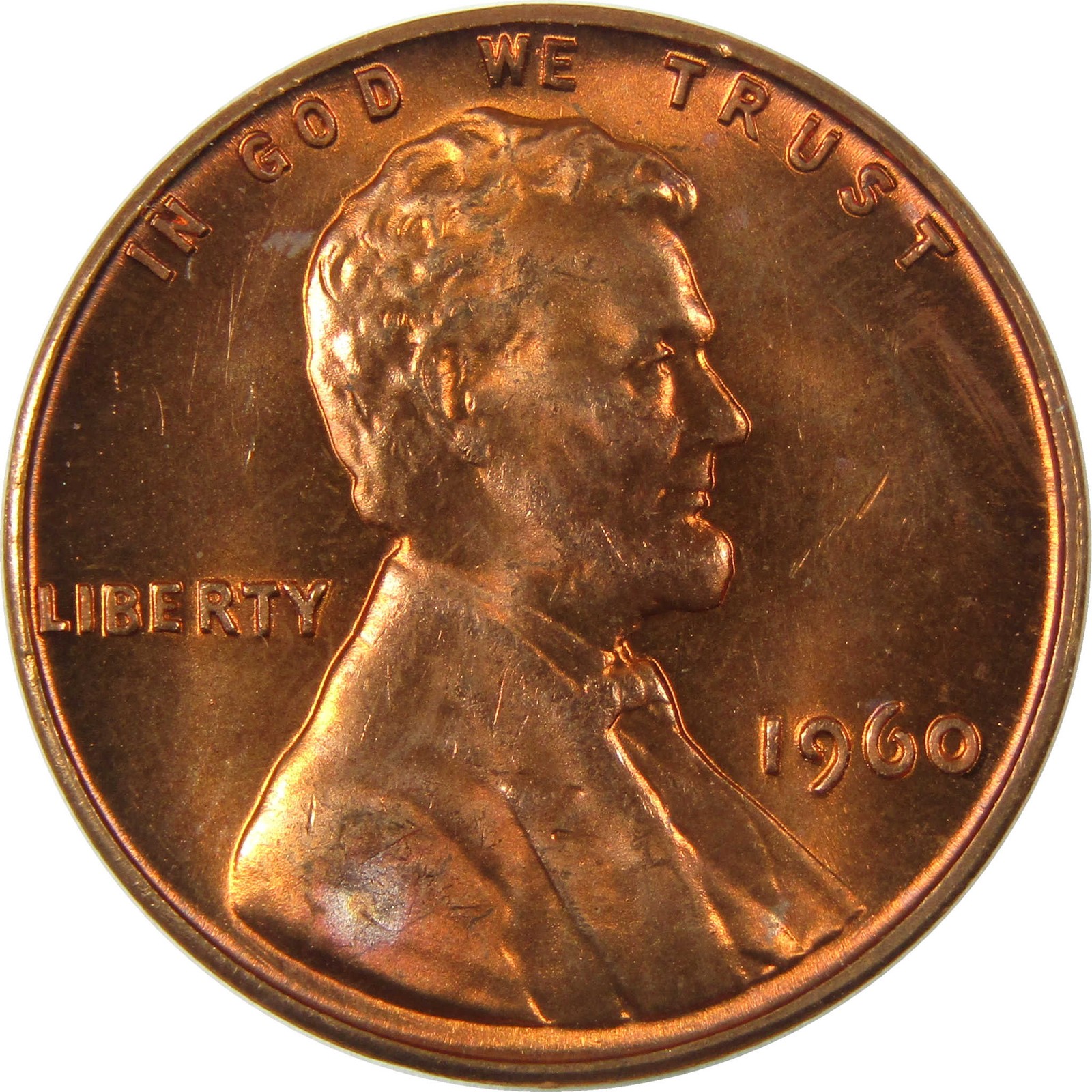 1960 Small Date Lincoln Memorial Cent Uncirculated Penny 1c Coin 1960 Small Date Lincoln Memorial Cent Uncirculated Penny 1c Coin