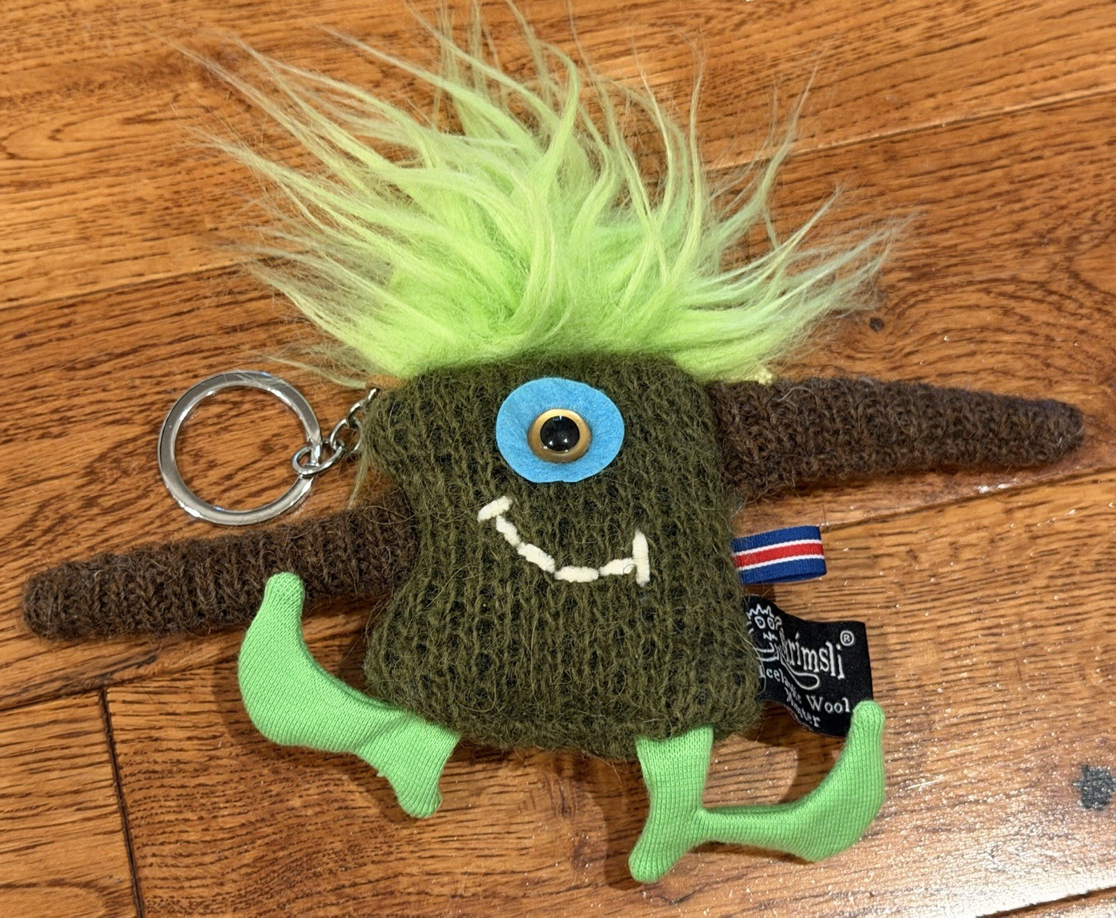 Skrimsli Icelandic Wool Monster Unique Plush Handmade Iceland Keychain NWT Skrimsli Icelandic Wool Monster Unique Plush Handmade Iceland Keychain NWT