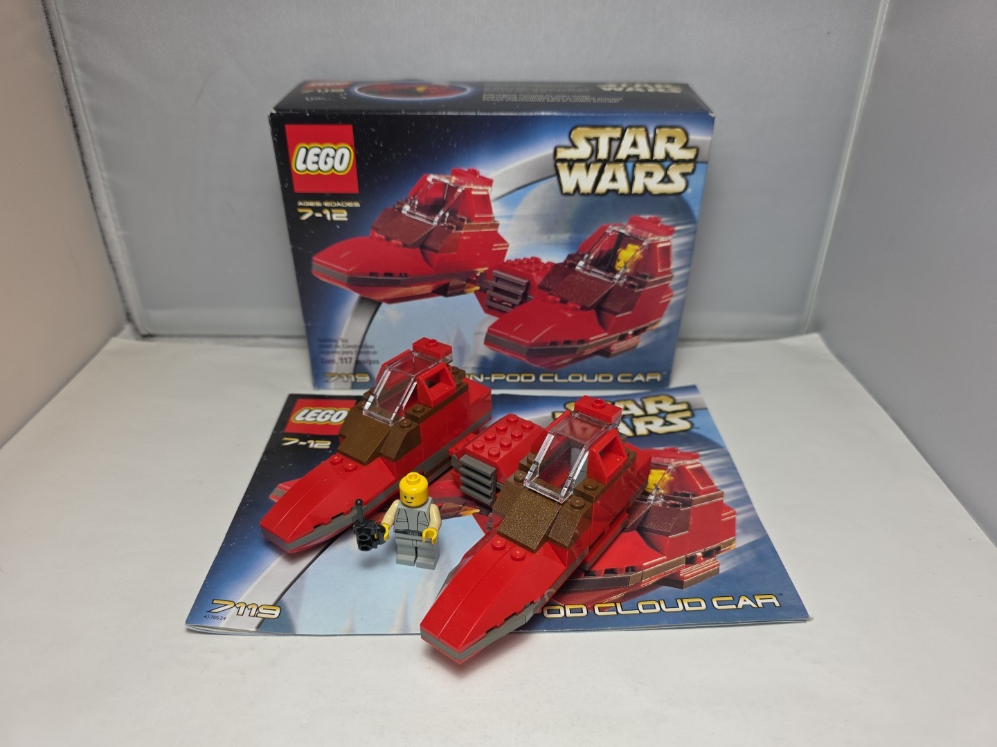 LEGO Star Wars Twin-Pod Cloud Car 7119 Complete With Box Vintage 