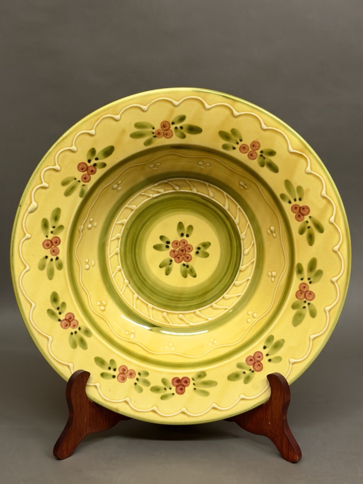 Fabulous Vintage Handmade Italy Bowl For Williams Sonoma By Ceramiche Toscane