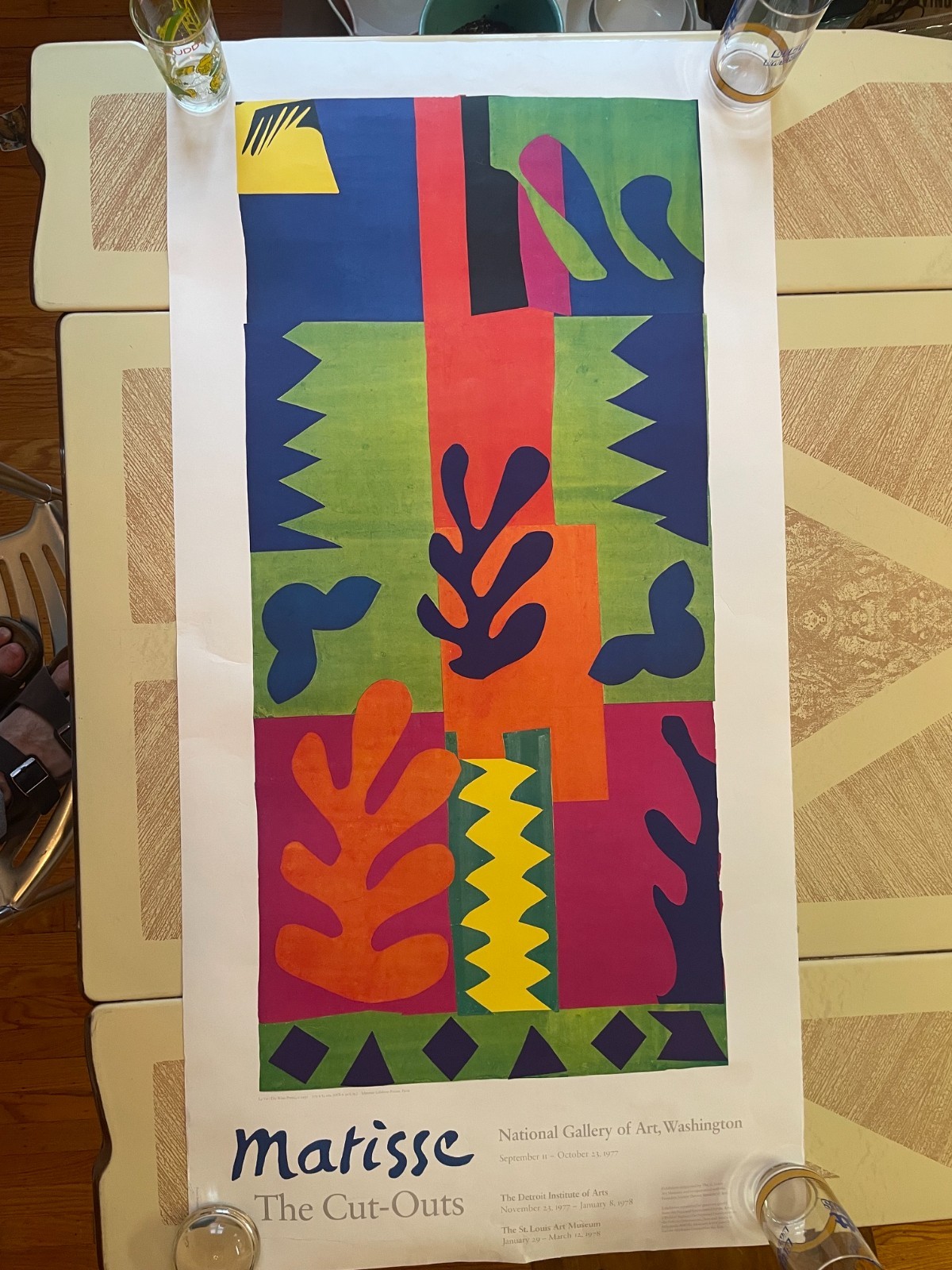 rare vintage 1977 Henri Matisse original exhibition poster rare vintage 1977 Henri Matisse original exhibition poster