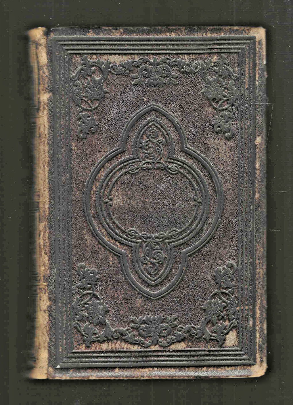German Family Bible 1874 Antique Philly USA Luther 150 Pics Leather Gold Big VG