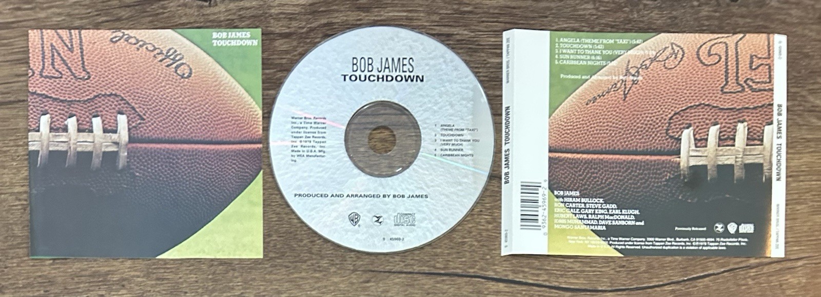 Touchdown by Bob James (CD, Oct-1995, Warner Bros.)