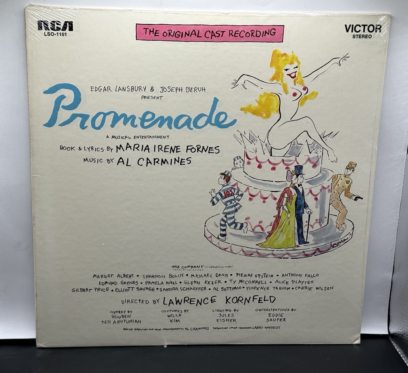 AL CARMINES Promenade SEALED Vinyl 1969 Original Cast LP RCA LSO-1161