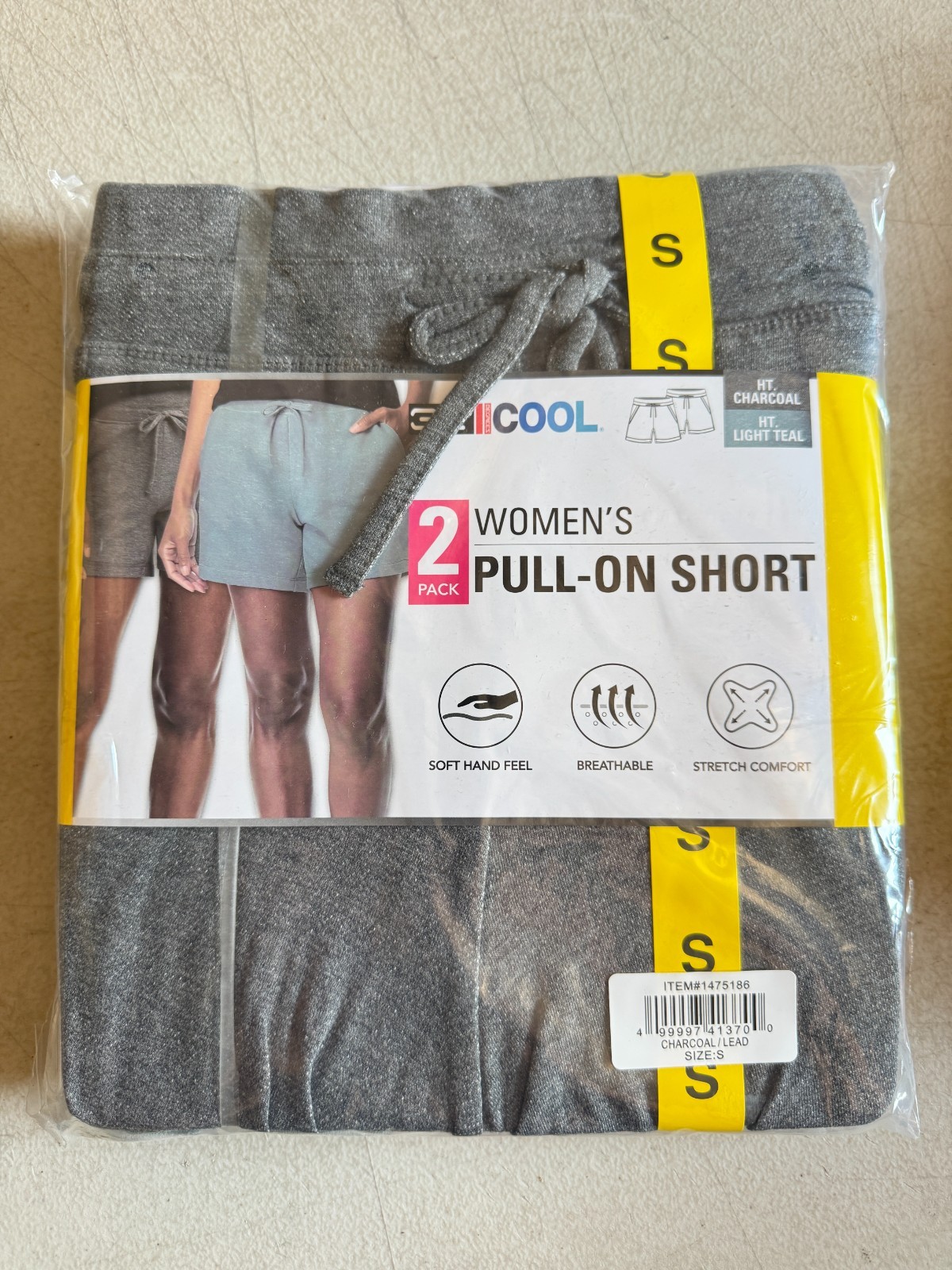 32 Degrees Ladies\' 2-pack Soft Jogger Short F42
