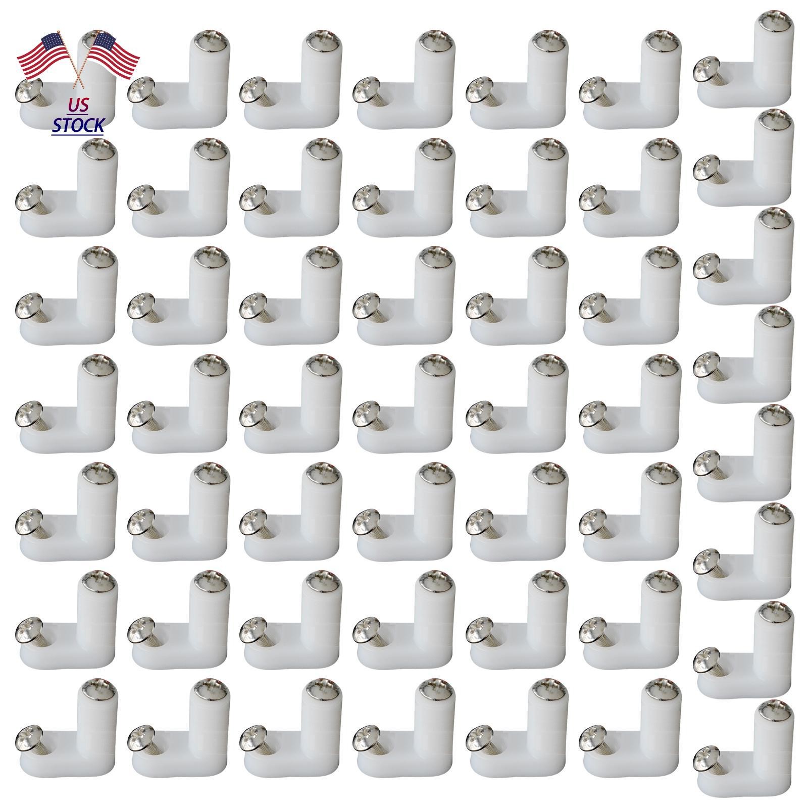 50pcs arcade L Type PCB Mounting Feet with Screw for JAMMA MAME Game PCB Board E