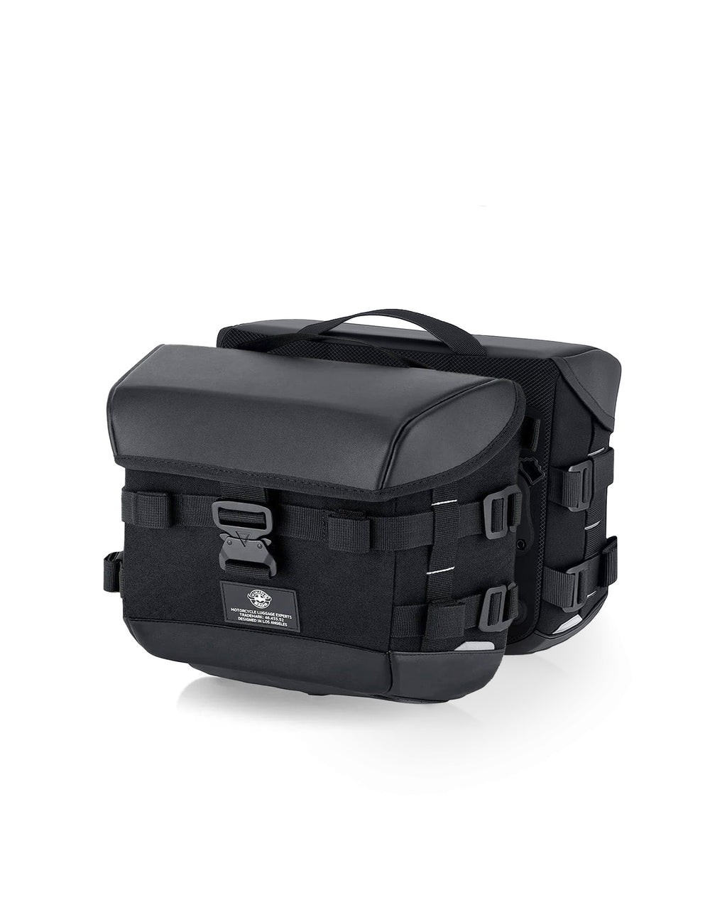 Viking Bags 10L Incognito Saddelbags for Harley Dyna Wide Glide Black (pair)