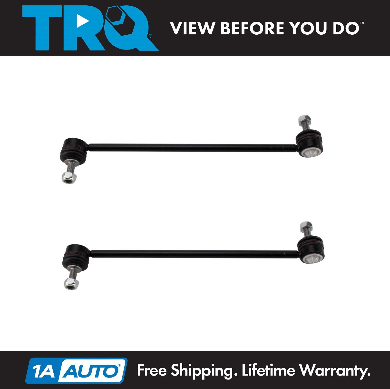 TRQ Front Sway Bar Link Set Fits 2012-2019 Land Rover