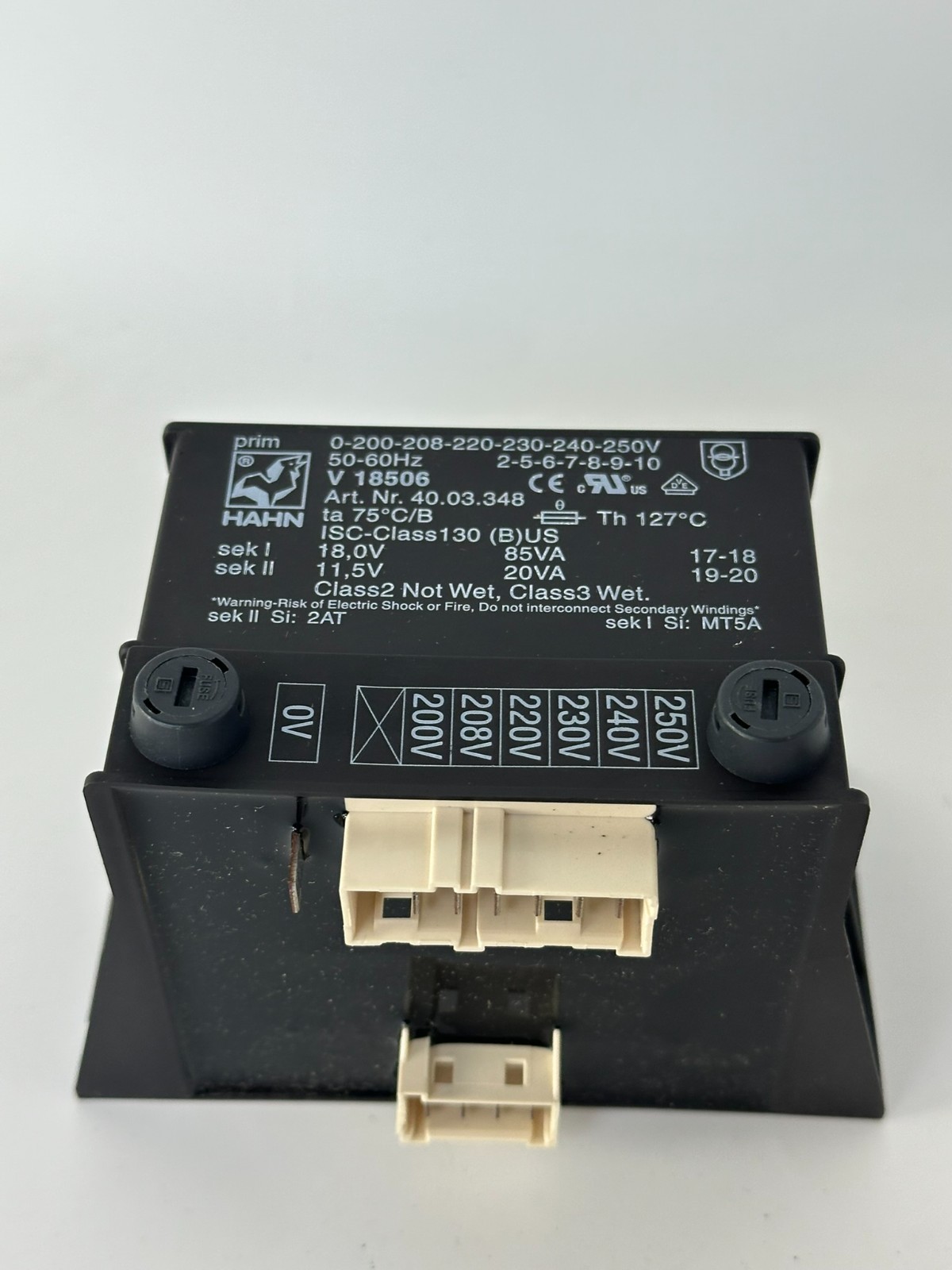 Rational 40.03.348 Control Transformer, T1 V18506 Control Transformer T1 SCC WE