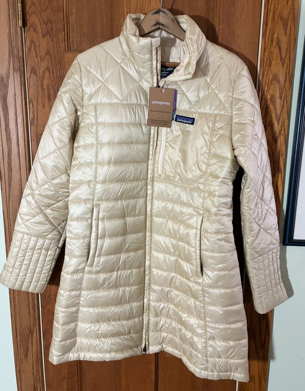 NWT Patagonia Radalie Parka Oyster White Ladies Large
