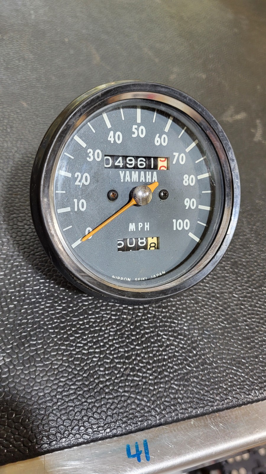 1970s Yamaha DT Enduro Speedometer Oem Nice 1970s Yamaha DT Enduro Speedometer Oem Nice