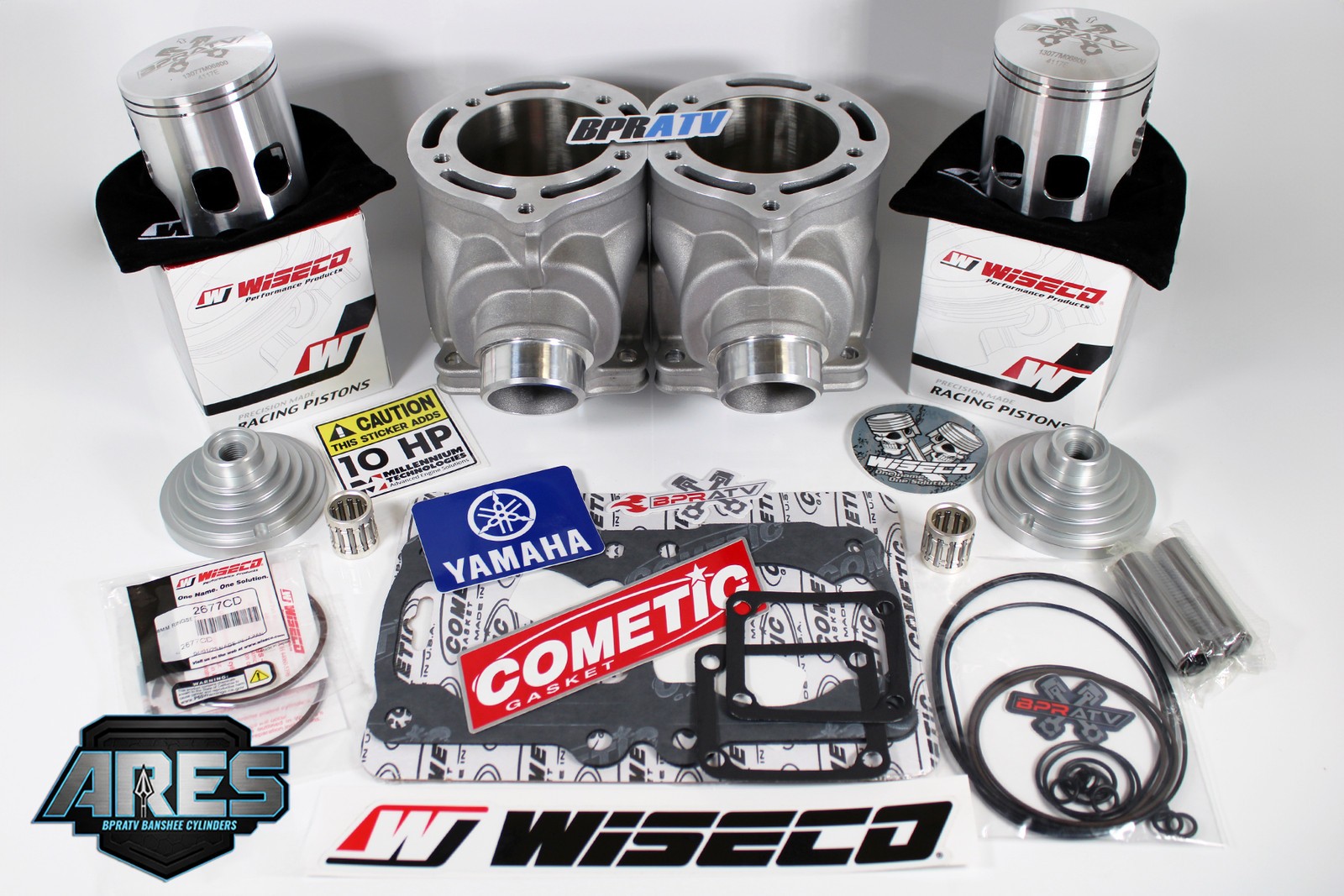 Yamaha Banshee 421 Cub Athena Alternative BPRATV ARES 68mm Big Bore Top End Kit