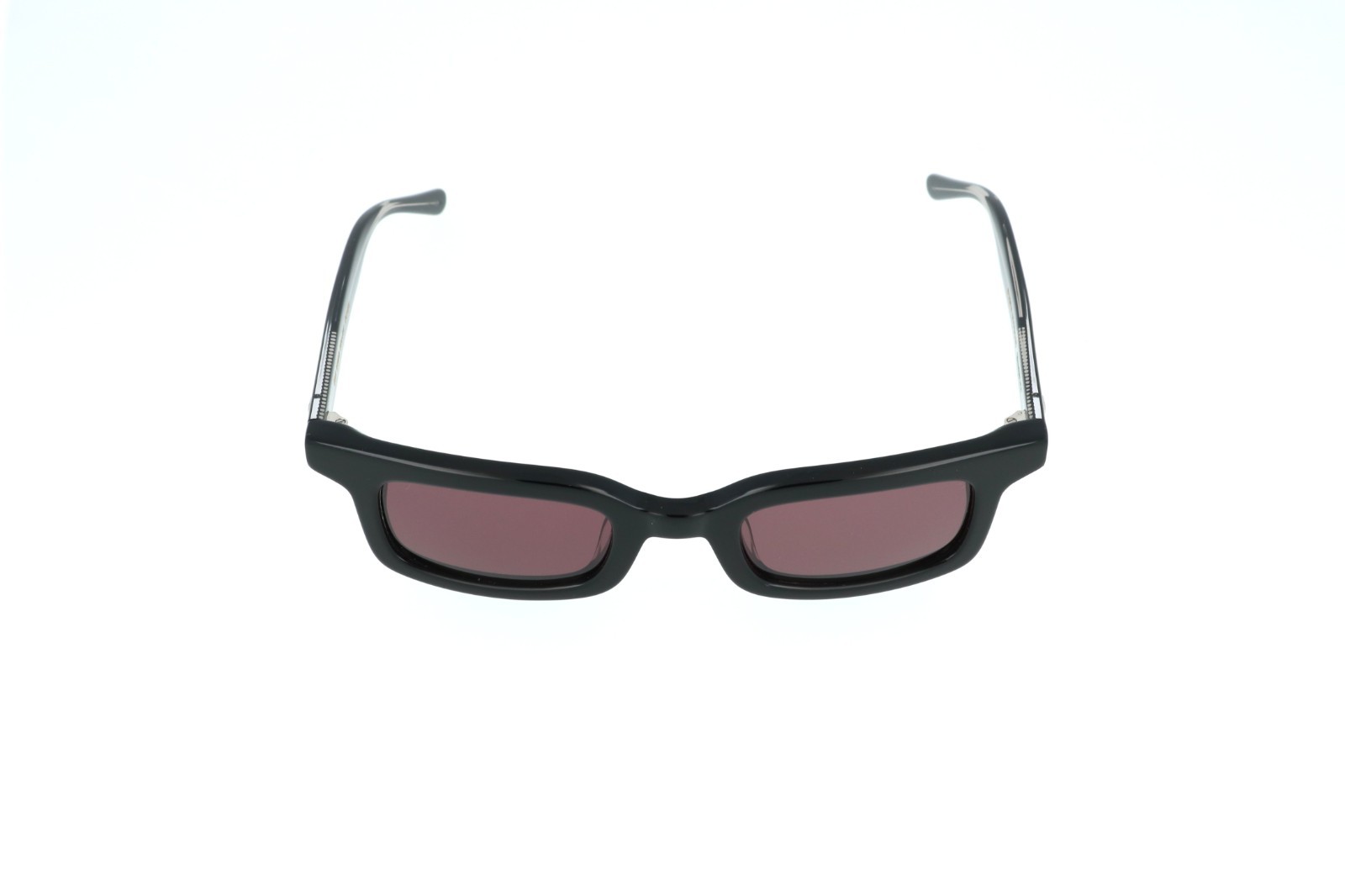 Crap Eyewear The Head Rattle Plum Lens Rectangle Sunglasses Black 46-25-140