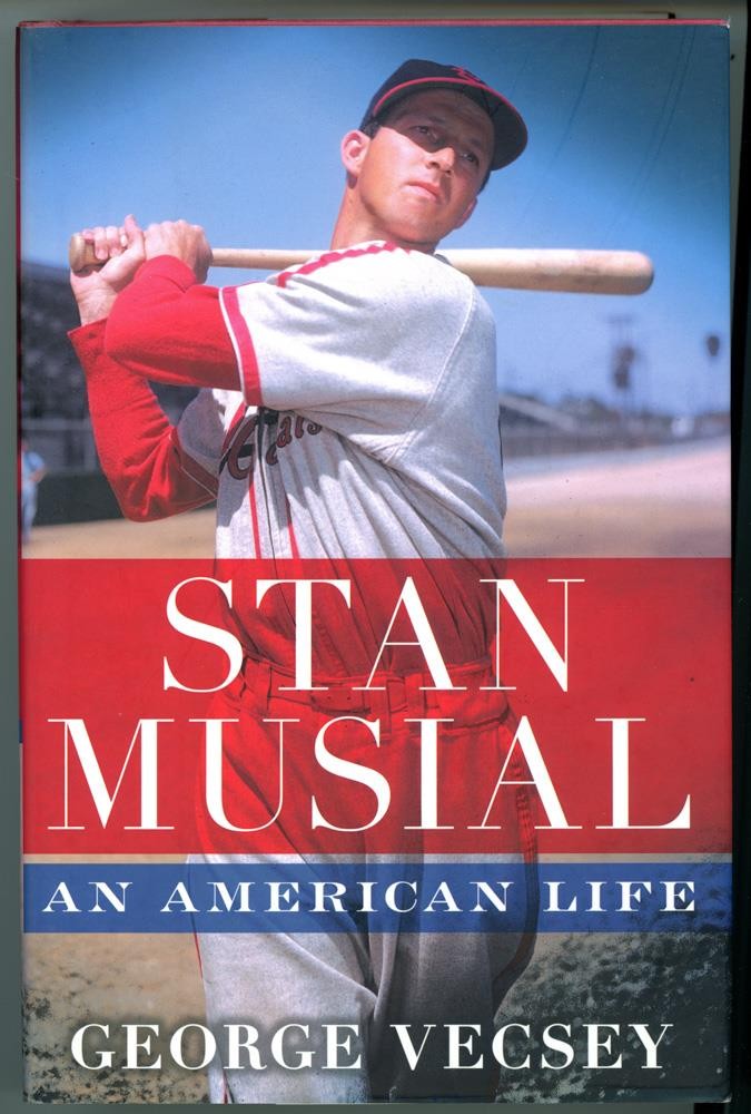 Stan Musial An American Life Signed by George Vecsey 2011 First Edition HC
