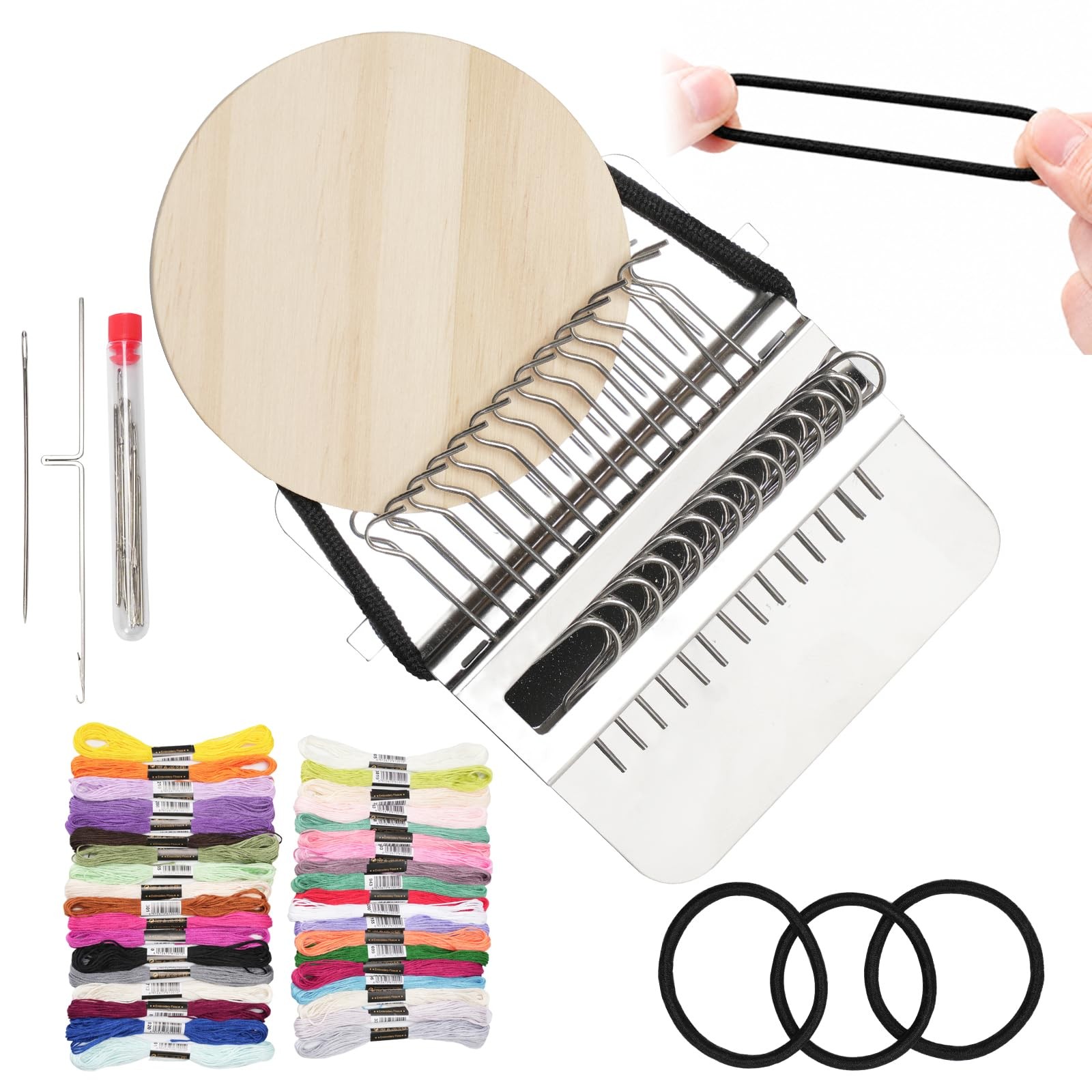 Knit Patch Kit, Portable Darning Loom Kit for Beginners, Patch Maker Mending ...