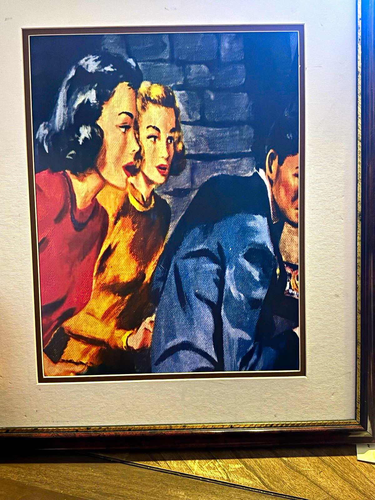 Framed Vintage Novel scene Russell H Tandy
