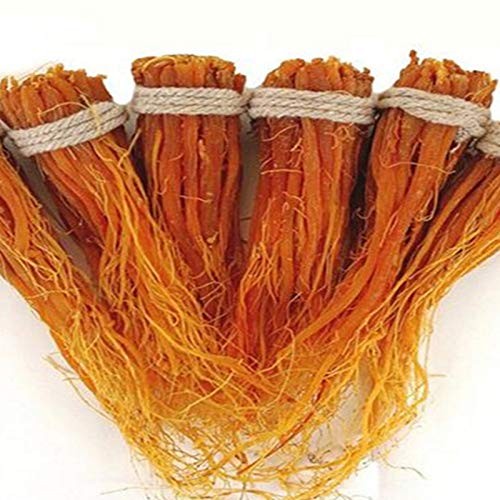 ZYCSLOVMJGHD 6-Year Red Ginseng Rootlets Dried Panax Ginseng Fiber 100g