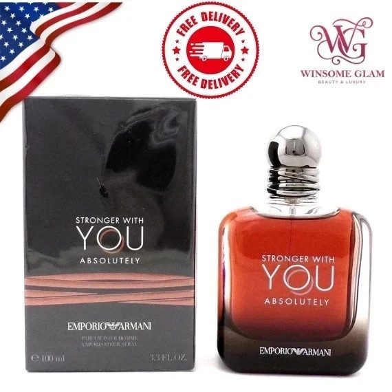 Stronger With You Absolutely by Giorgio Armani Eau De Parfum Spray 3.3 oz Newwww