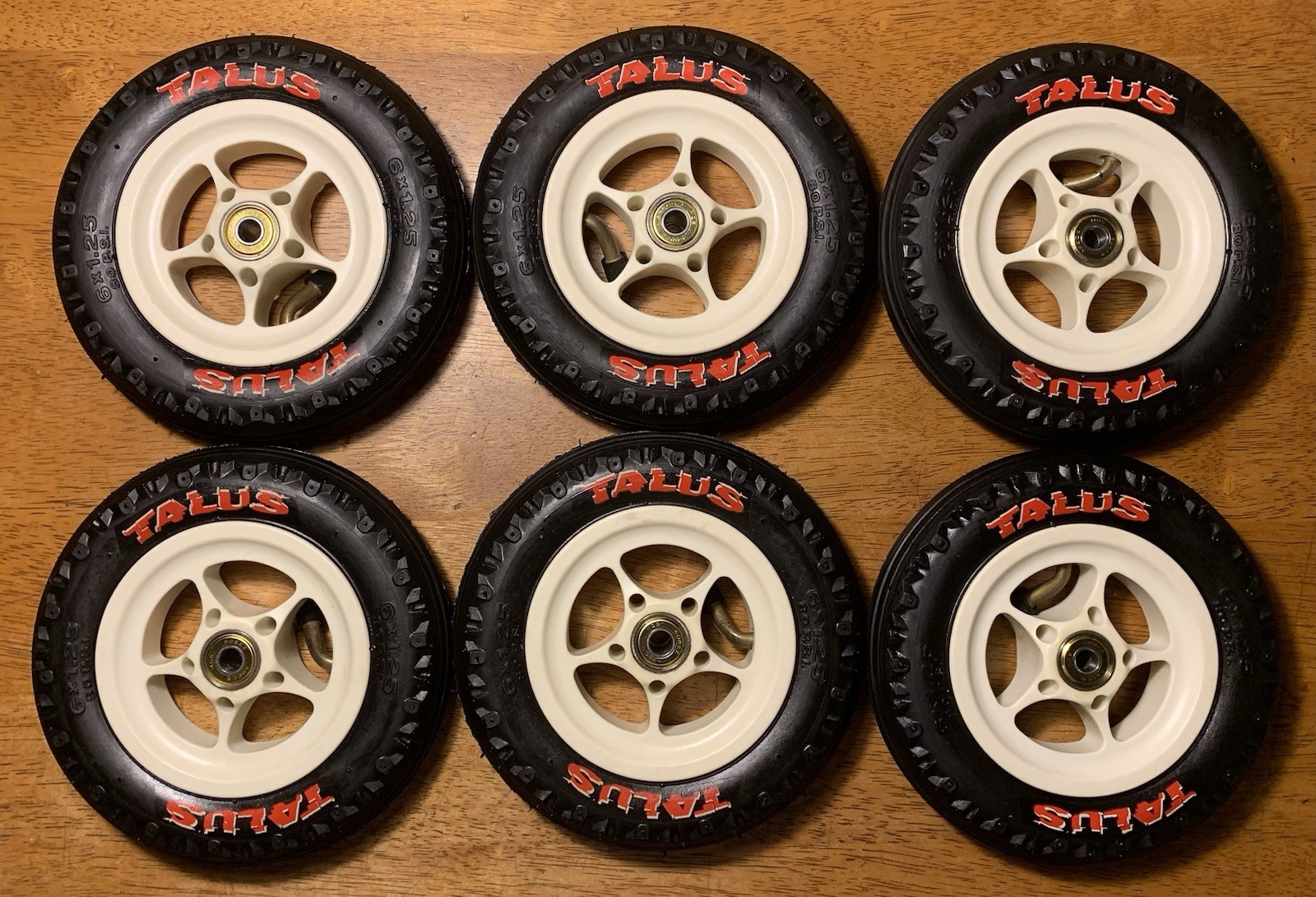 Vintage ‘99 Rollerblade Coyote Talus Off-Road Inline Skate Wheels (Set Of 6)