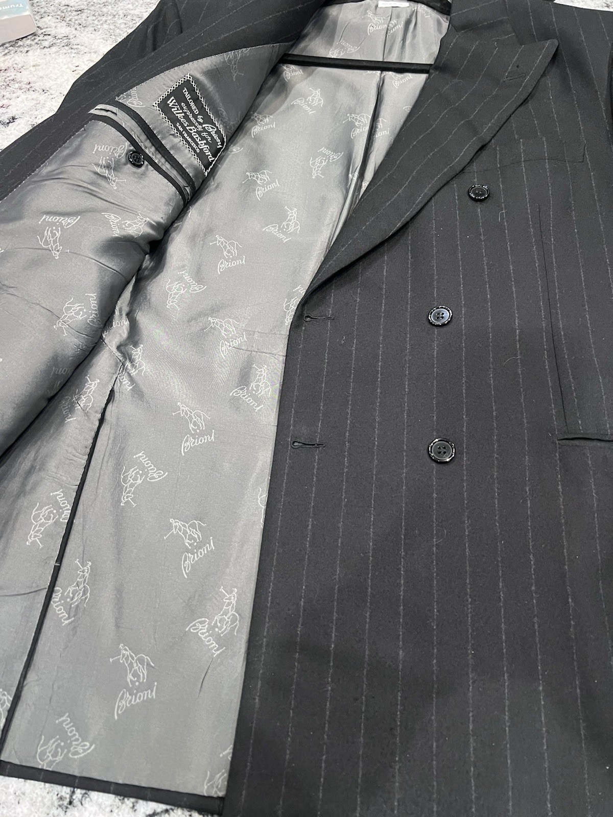 TAILORED By Brioni expressly forWilkes BashfordSAN FRANCISCO TAILORED By Brioni expressly forWilkes BashfordSAN FRANCISCO