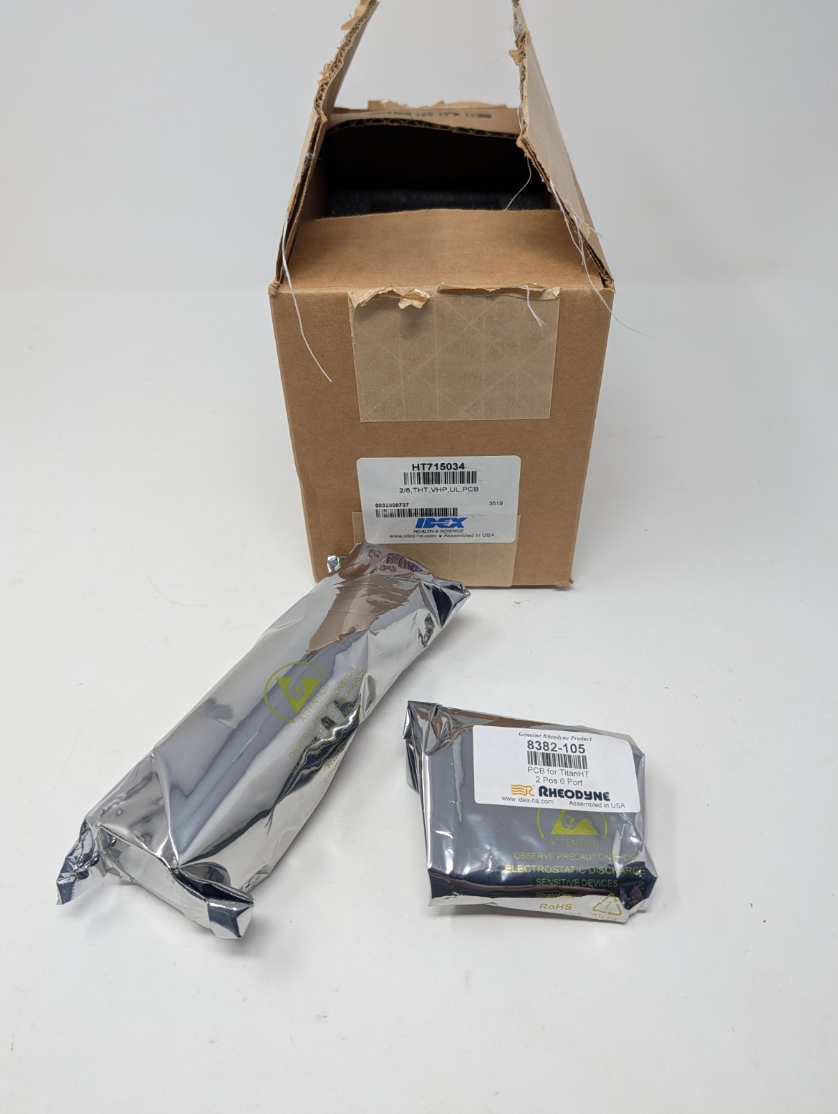 Rheodyne IDEX HT715034 High-Pressure 2-Position 6-port TitanHT Shear Valve HPLC Rheodyne IDEX HT715034 High-Pressure 2-Position 6-port TitanHT Shear Valve HPLC