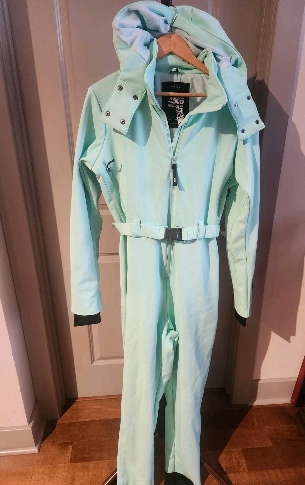 ASOS Women\'s 4505 Green Multi Closure Ski Suit Size 14 US Winter New ASOS Women\'s 4505 Green Multi Closure Ski Suit Size 14 US Winter New