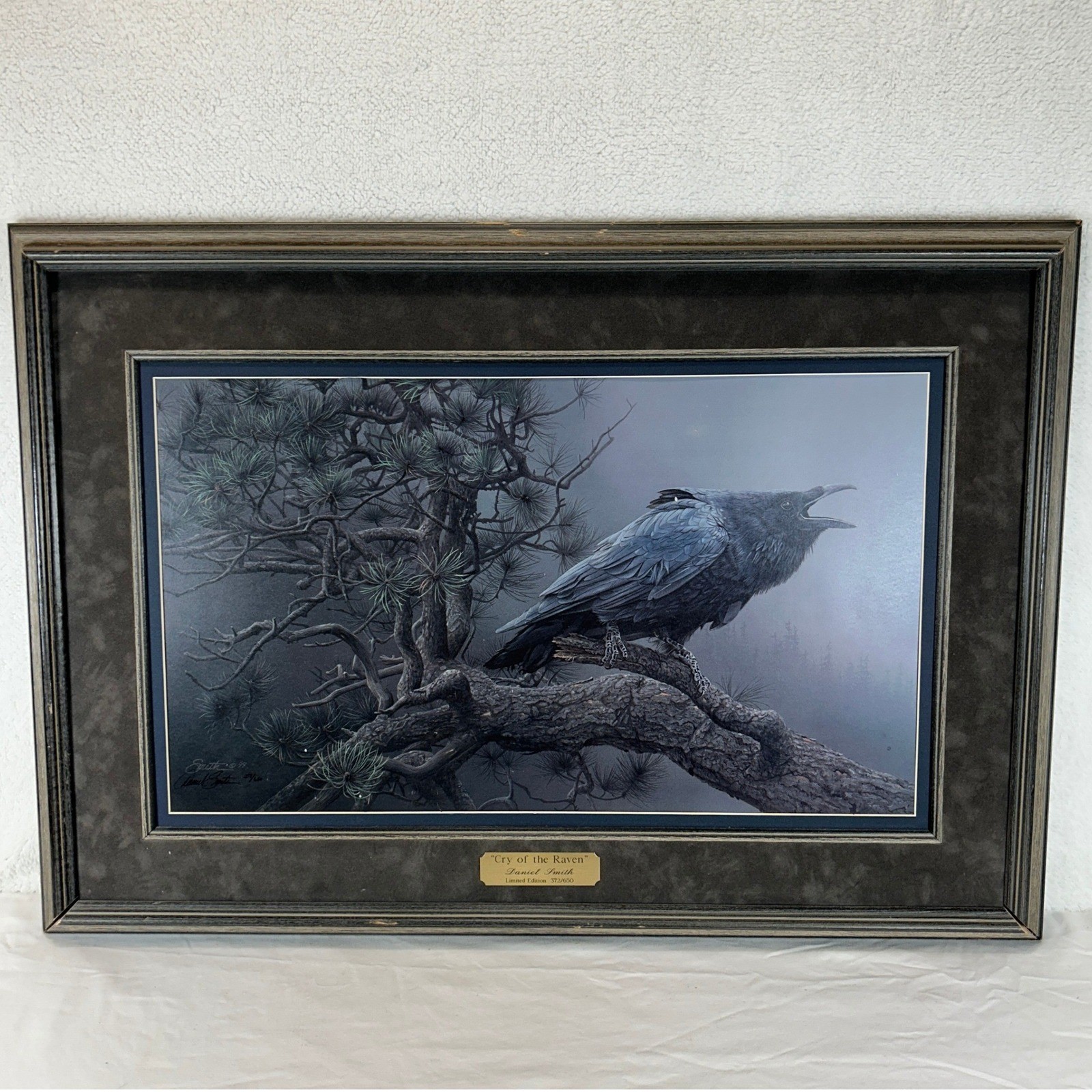 Daniel Smith Cry of the Raven Limited Edition Signed Lithograph Print 372/650
