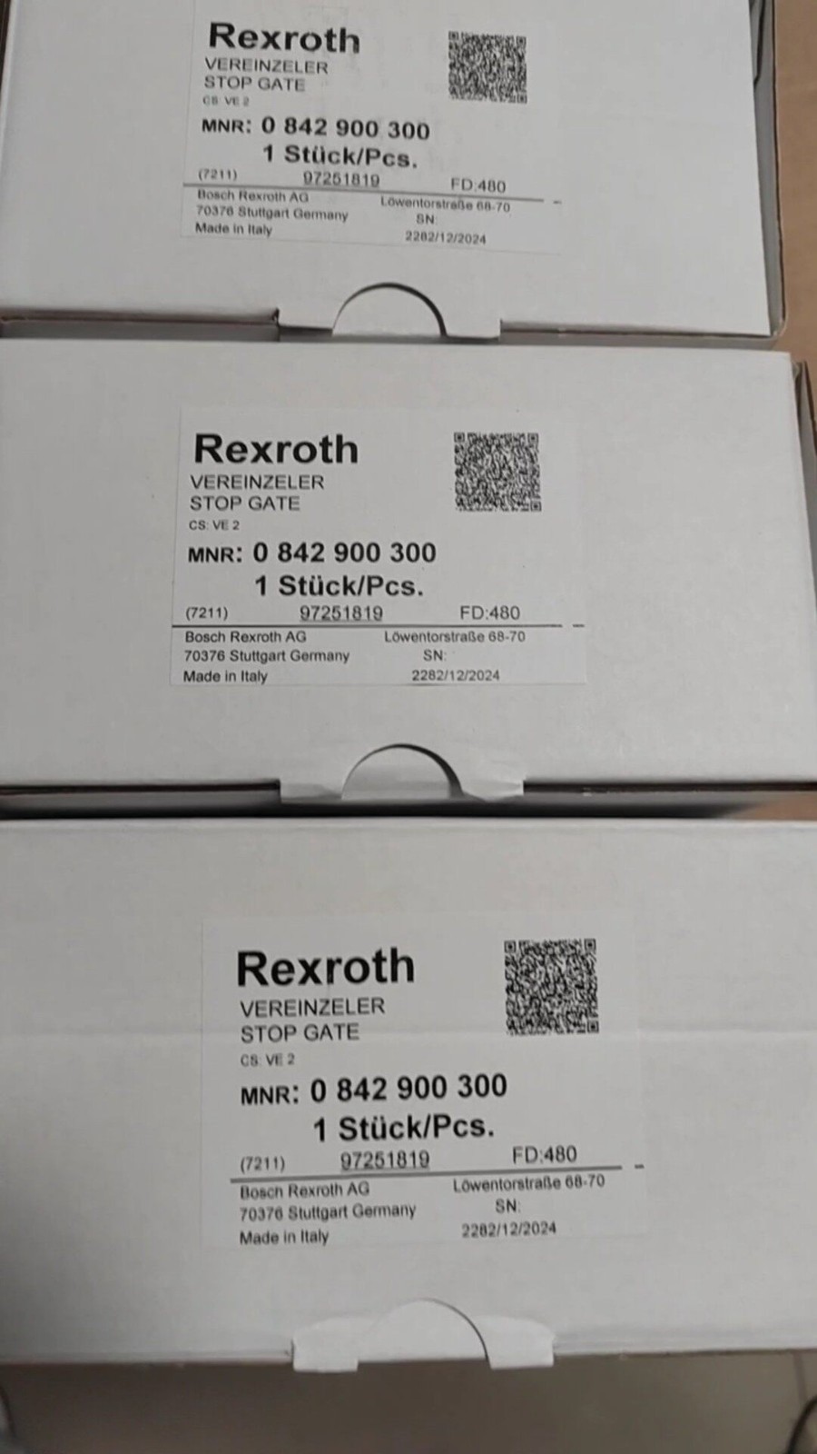 1PC NEW Rexroth 0842900300 Pneumatic Component 