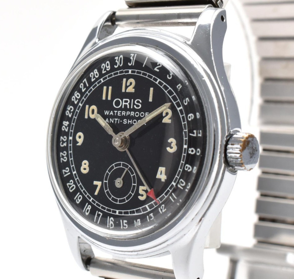 [EXC+5] ORIS Pointer Date 6651 Hand-Winding Small Seconds Men\'s Watch From JAPAN