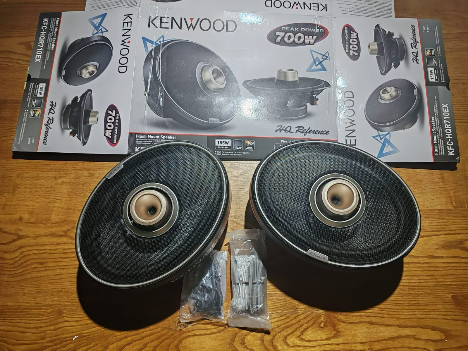 KENWOOD CAR SPEAKERS, Horn Tweeter Design, 97dB, 88mm KFC-HQR710EX- Beautiful ￼: