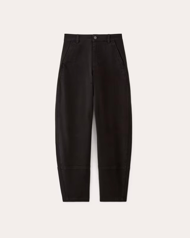Everlane Women\'s The Utility Barrel Pants - Regular Length - Black Everlane Women\'s The Utility Barrel Pants - Regular Length - Black