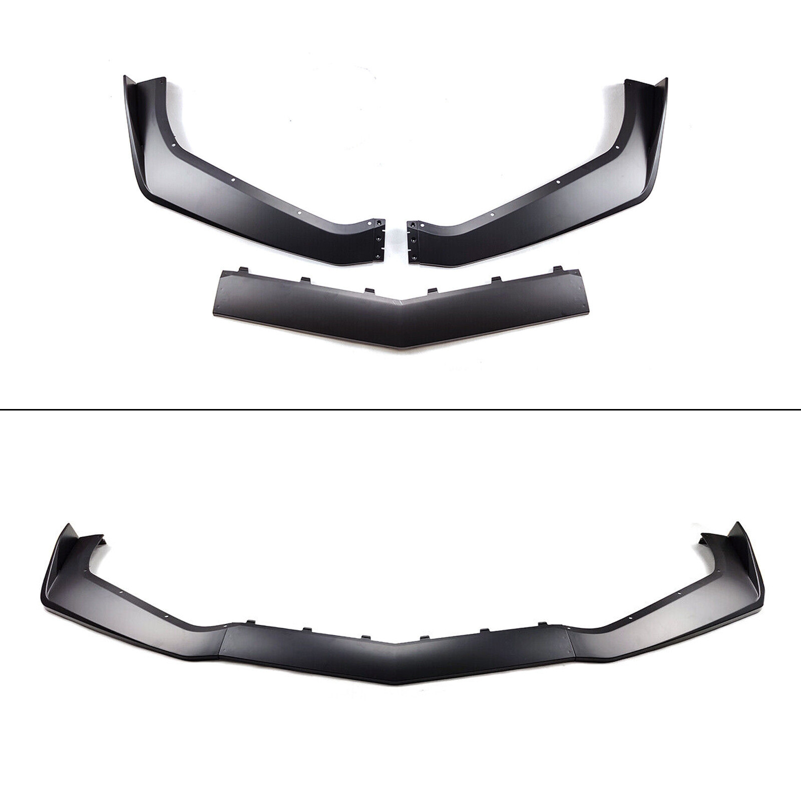 For Corvette 2014-2019 C7 | ZR1 Style Conversion Front Bumper Lower Lip Splitter