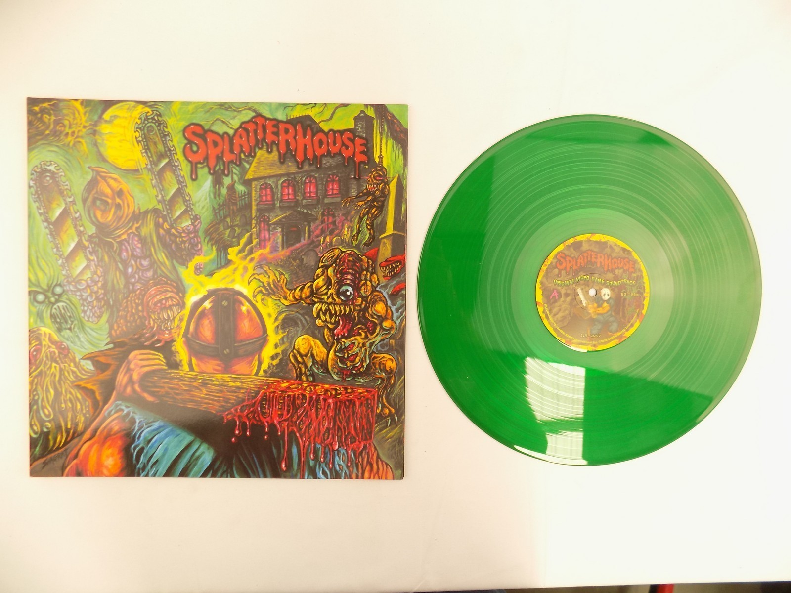 Splatterhouse: Original Video Game Soundtrack Exclusive UV Neon Green Vinyl LP