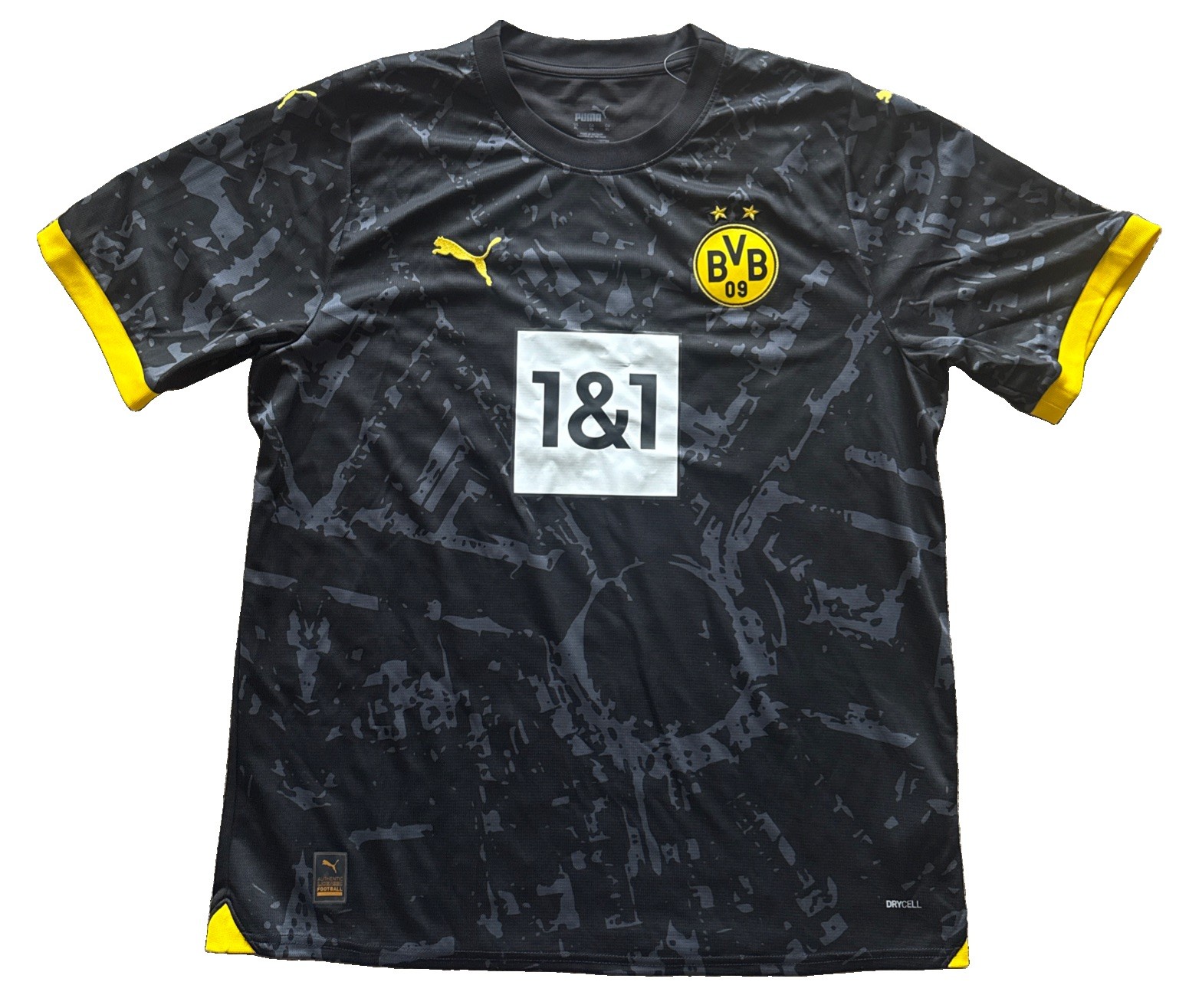 Borussia Dortmund 2023-24 Soccer Away Jersey Mens Size XL Bundesliga