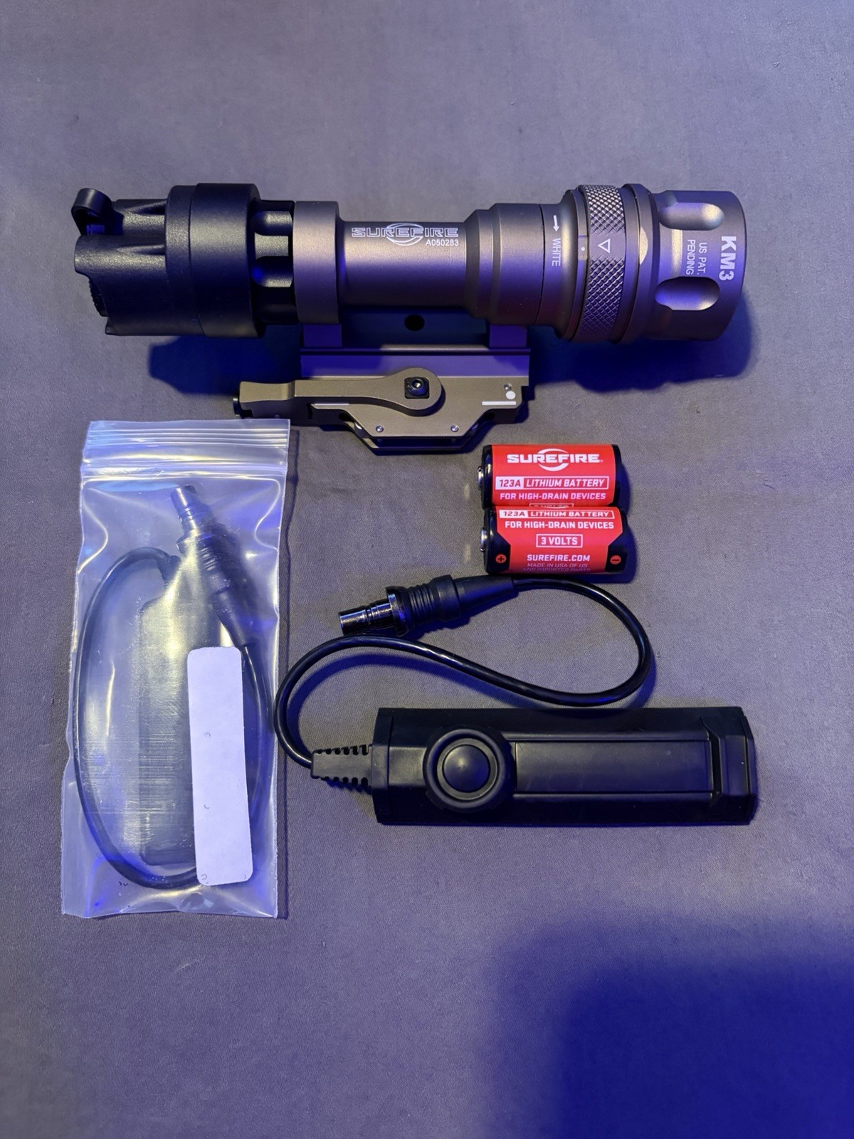 SureFire M952V-IR Flashlight KM3 LED & M93-Mount + 2-S/F Batteries & 2-P/S’s SureFire M952V-IR Flashlight KM3 LED & M93-Mount + 2-S/F Batteries & 2-P/S’s
