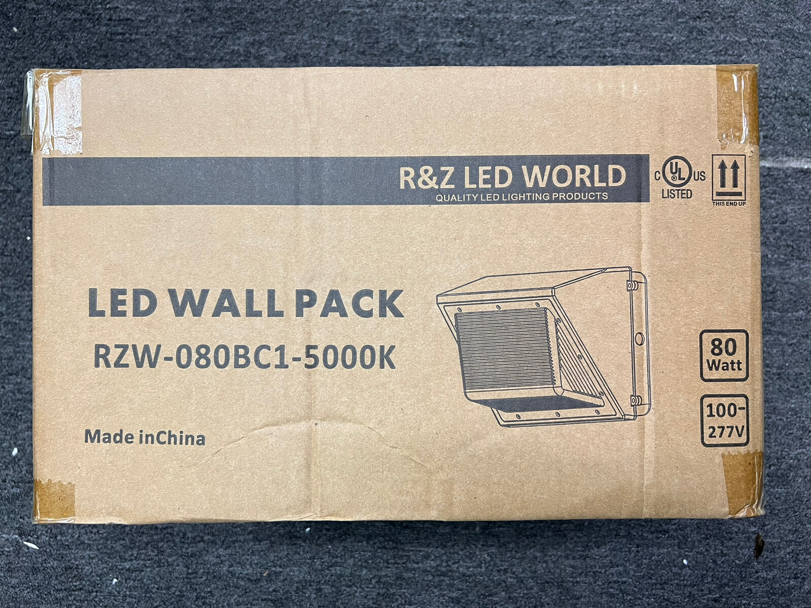 R&Z LED WORLD 80 Watt LED Wall Pack - Bright, Durable, and Energy Efficient R&Z LED WORLD 80 Watt LED Wall Pack - Bright, Durable, and Energy Efficient