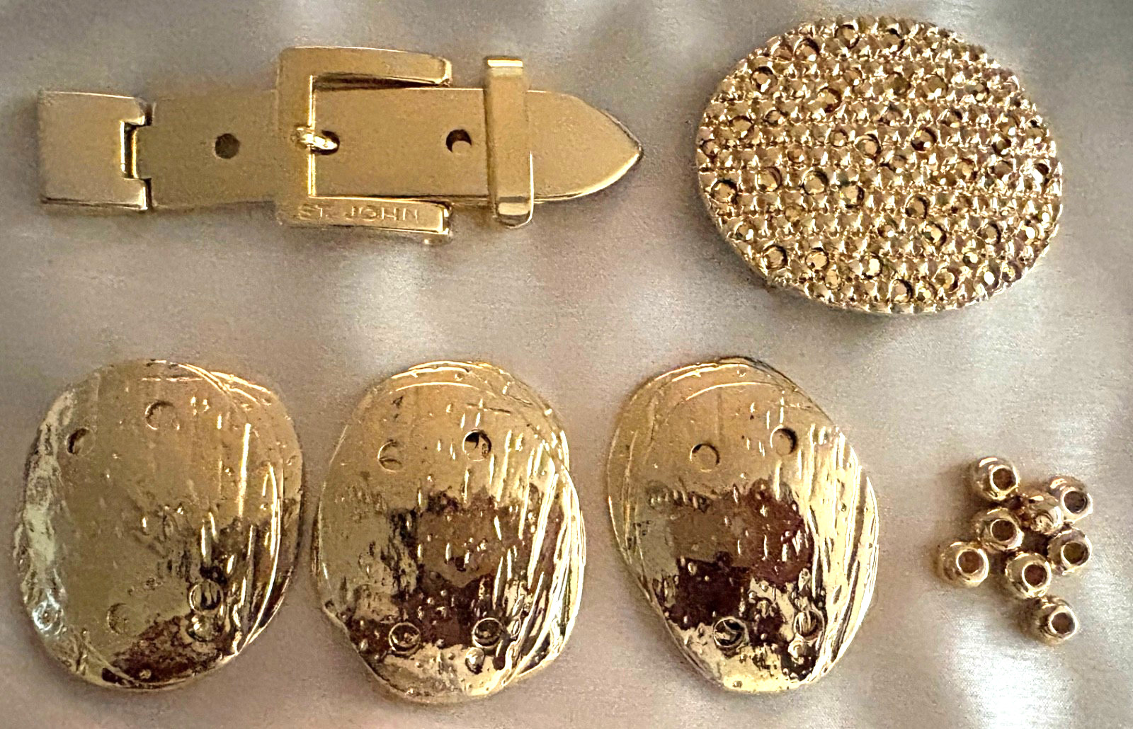 St John Belt Buckle Lot for Repair - Buckle, Evening, and Concho type Belts St John Belt Buckle Lot for Repair - Buckle, Evening, and Concho type Belts